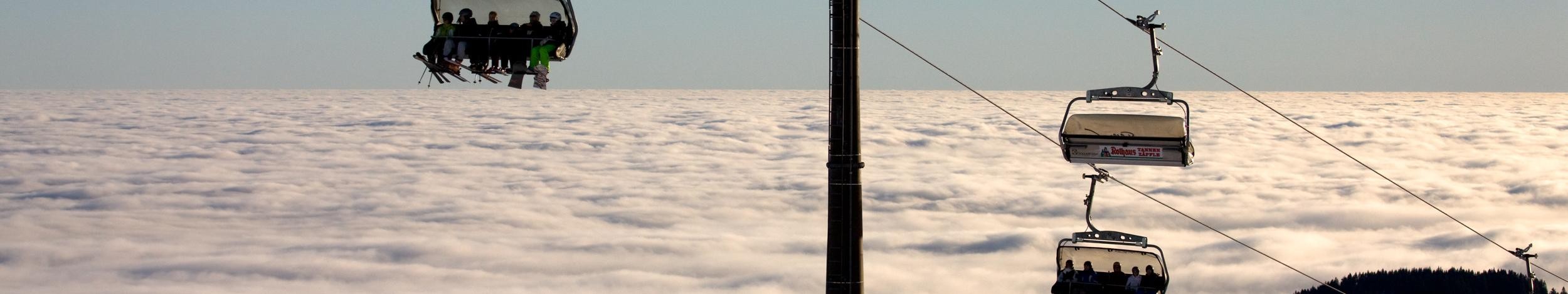 Feldbergbahn über den Wolken