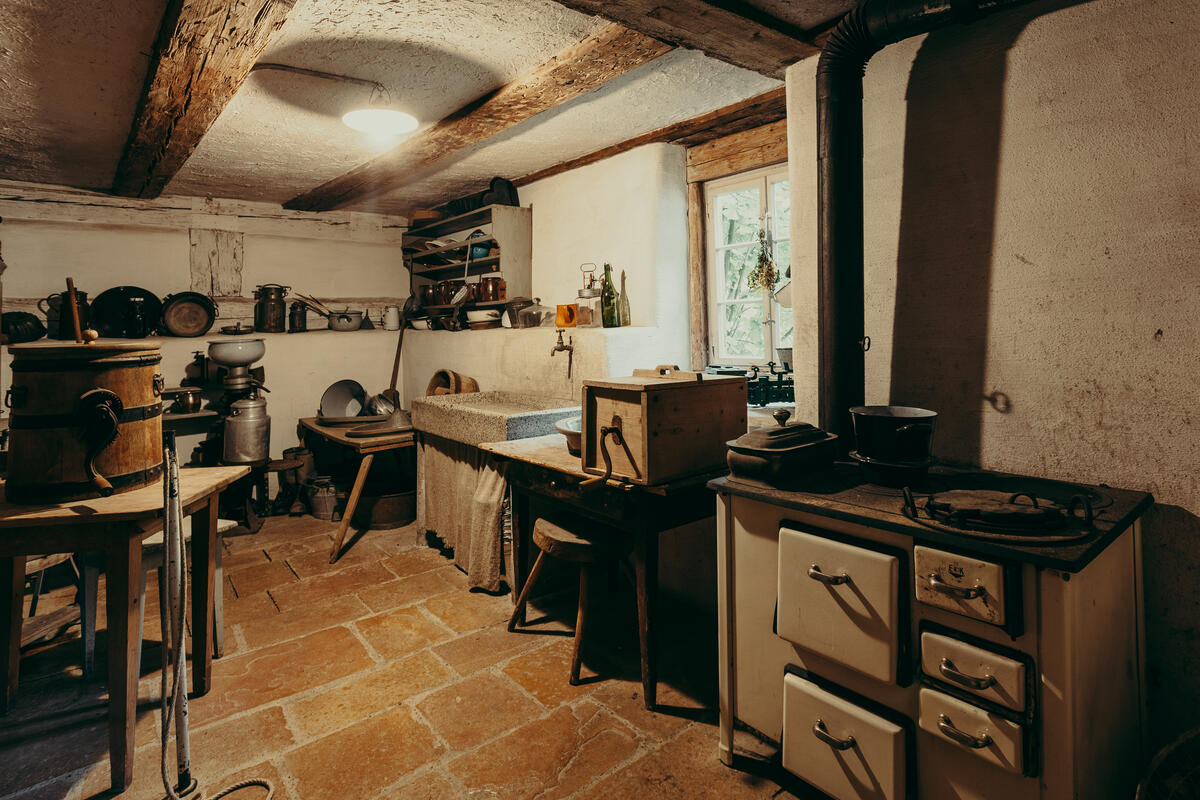 Stube im Freilichtmuseum Neuhausen ob Eck
