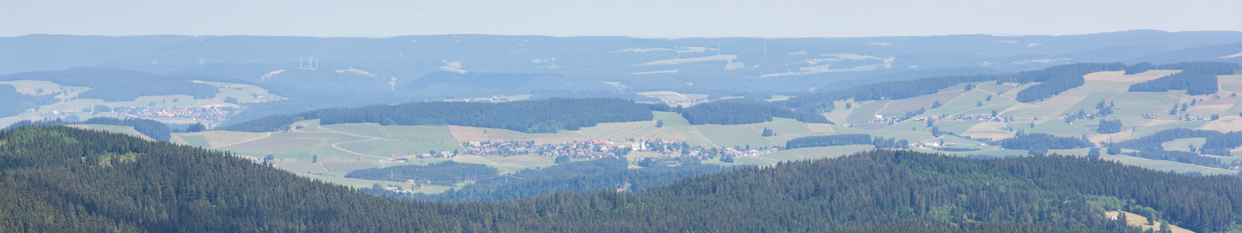 Panoramablick über die Berge