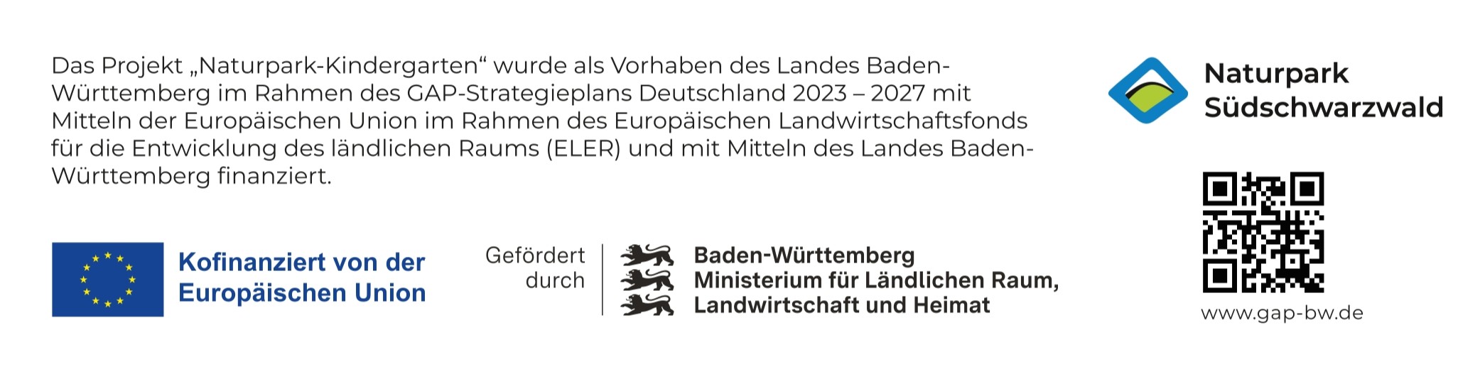 Hier folgen die Förderrichtlinien und die Logos des Naturpark Südschwarzwald, EU, Ministerium ländlicher Raum, Landwirtschaft und Heimat